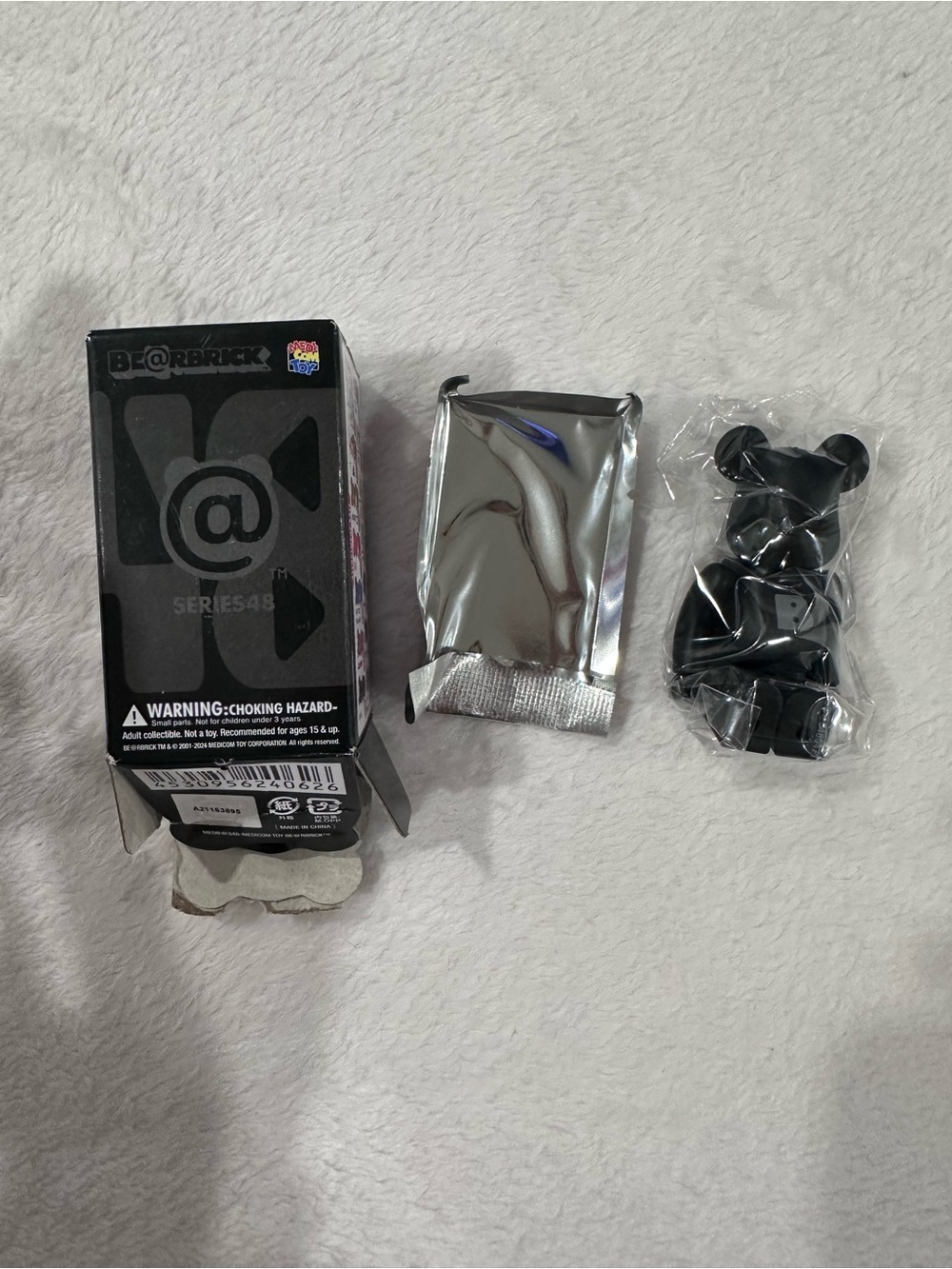 Bearbrick Series 48, Basic Letter “B” Black